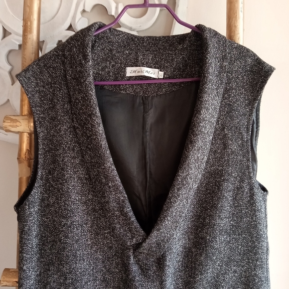 Long Flannel Elegant Dress - Picture 2 of 13